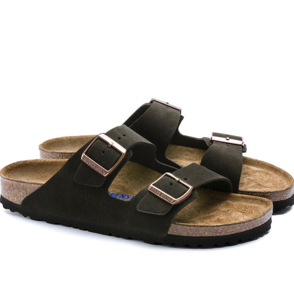 Birkenstock Arizona Suede Soft Footbed